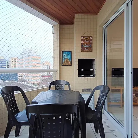 Ape Com Churrasqueira Guilhermina Praia Grande  Exterior photo